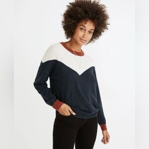 Madewell Wool Colorblock Pullover